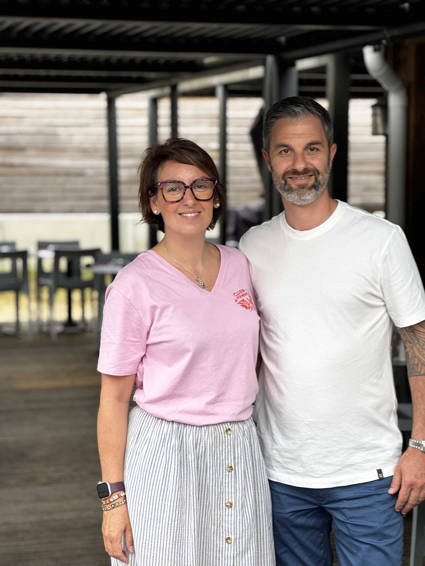 Maud et Mario, propriétaires du Brasero